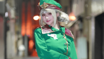幼爱youmeko cos崩坏3 爱莉希雅女仆装+小琪舞 JK制服+小琪舞豹式装甲+円香兔女郎写真？COS写真