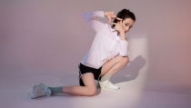 迪丽热巴运动写真,运动写真展现青春风采